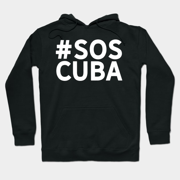 SOS Cuba Hoodie by JunkyDotCom